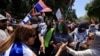 غزہ جنگ پر امریکی یونیورسٹیز میں احتجاج، فلسطینی اور اسرائیل نواز طلبہ کے درمیان جھڑپیں