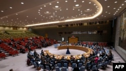 Hội đồng Bảo an Liên hiệp quốc họp về Ukraine, tại trụ sở Liên hiệp quốc ở Thành phố New York ngày 10/1/2024. 