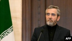 ایران کے قائم مقام وزیر خارجہ علی باقری فائل فوٹو